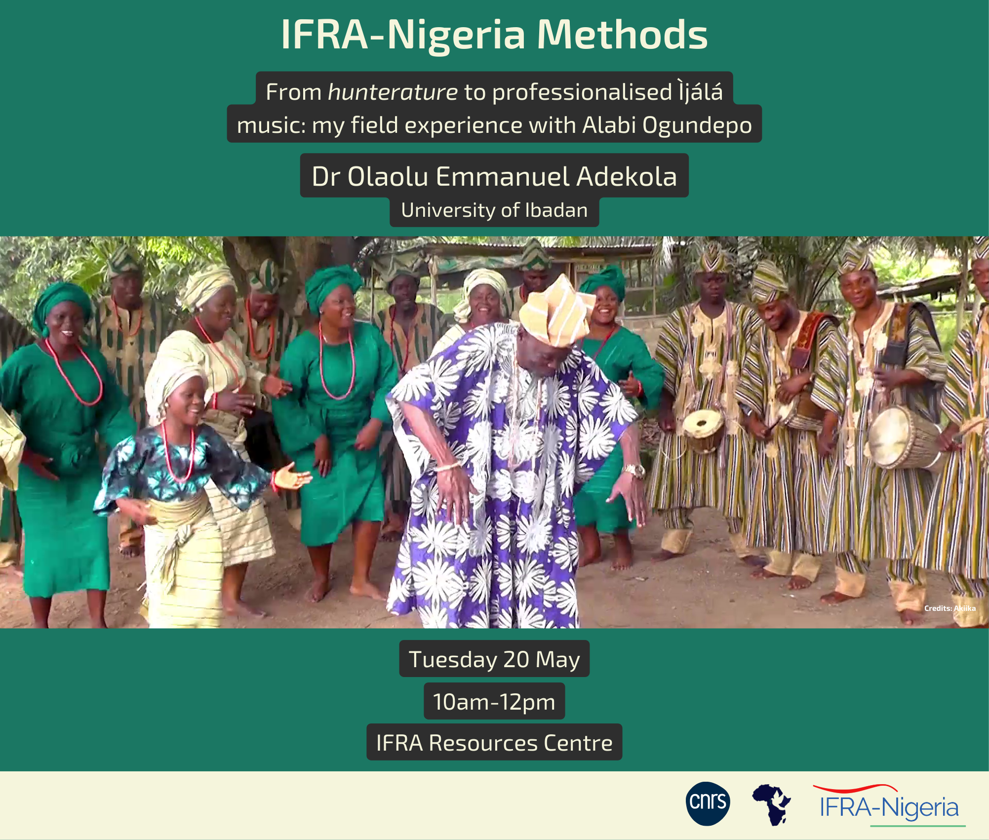 Methodological Seminar - Dr Olaolu Adekola