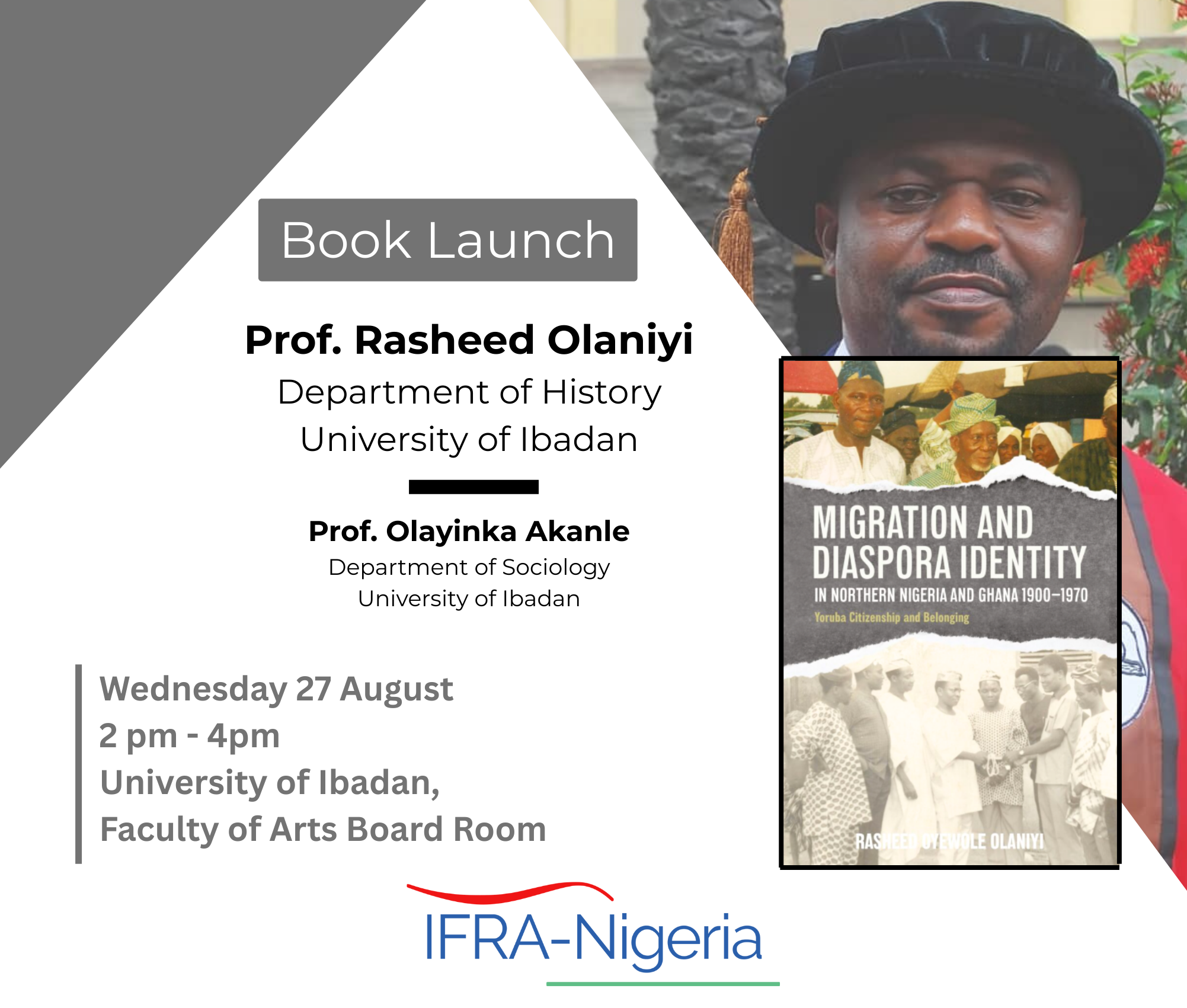 Book launch invitation