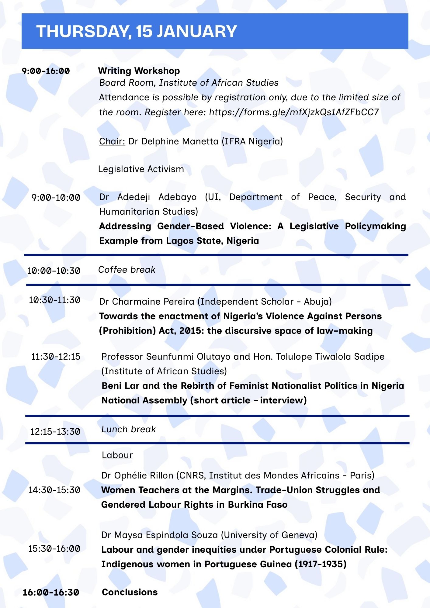 GLOW Seminar Porgram 6