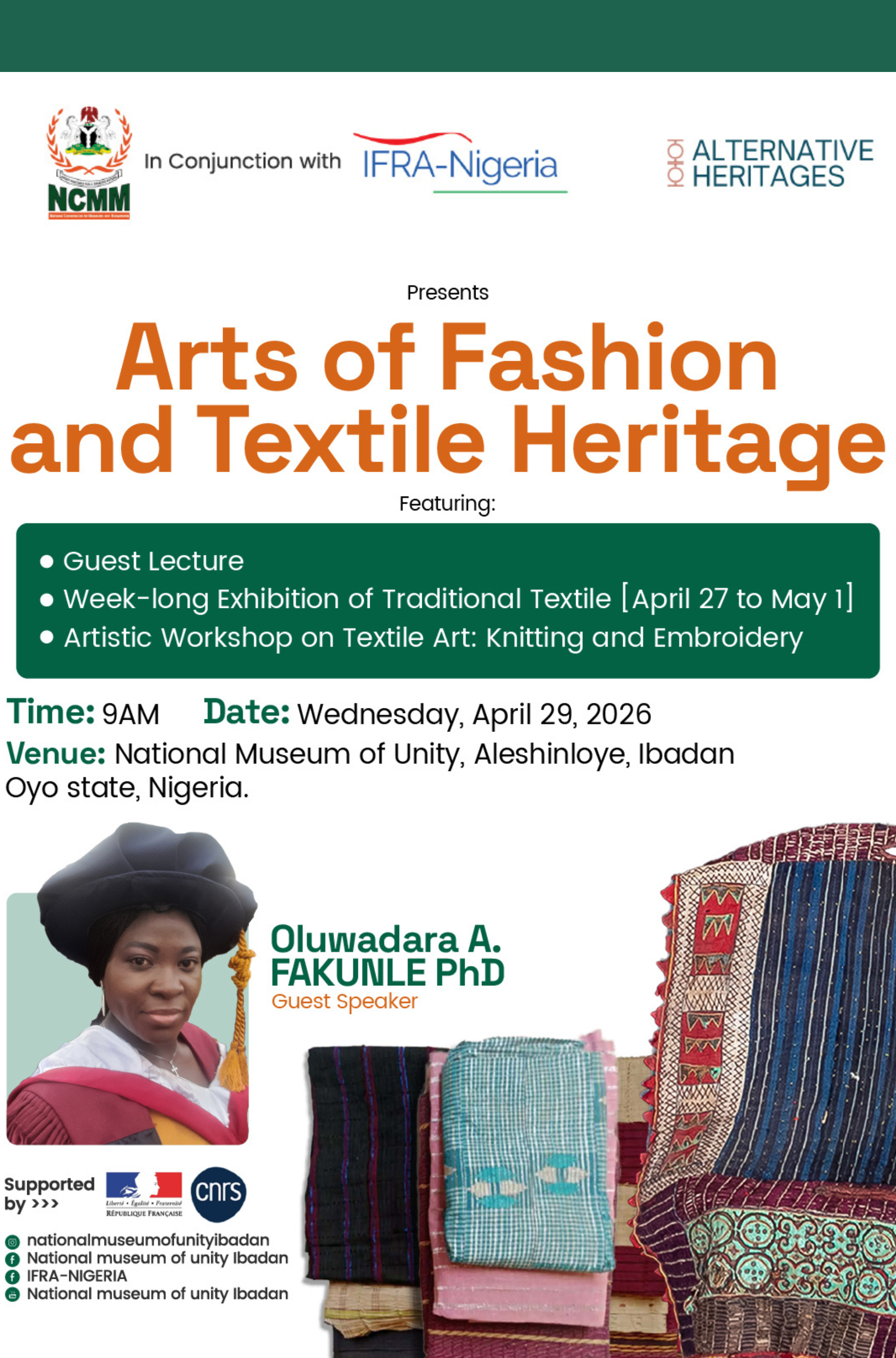 Arts of Fashion and Textile Heritage
