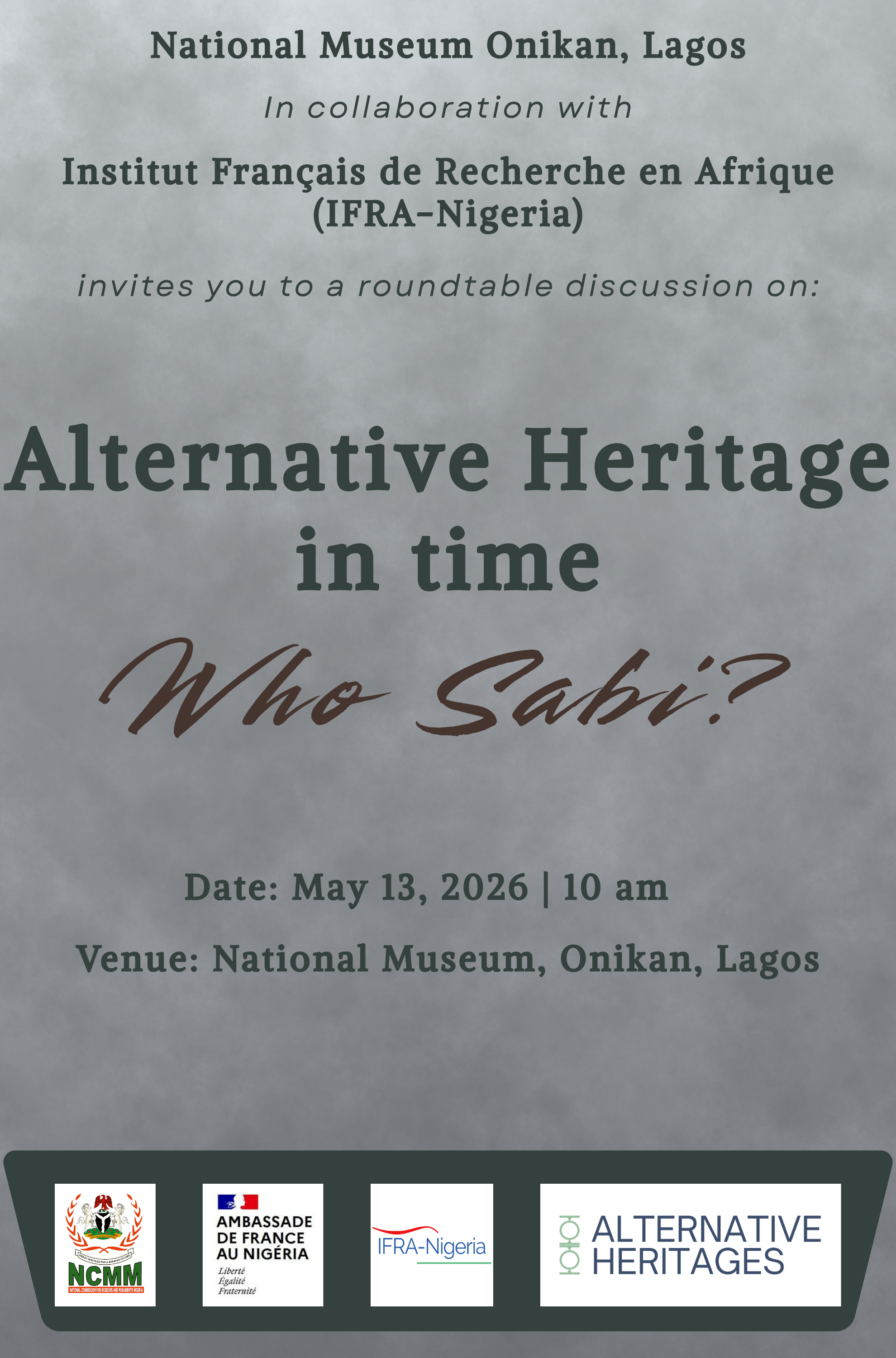 Alternative Heritage in Time: Who Sabi?