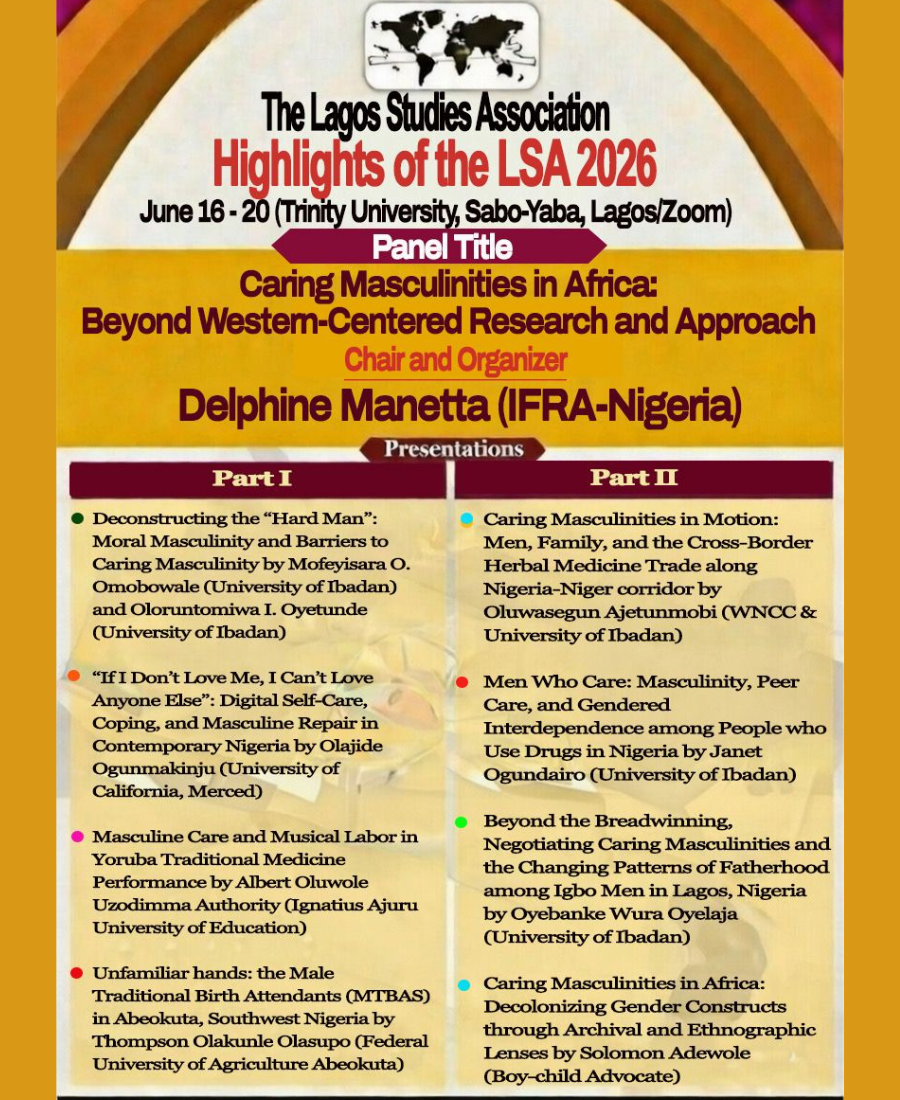 Invitation - Panel "Caring masculinities in Africa" 