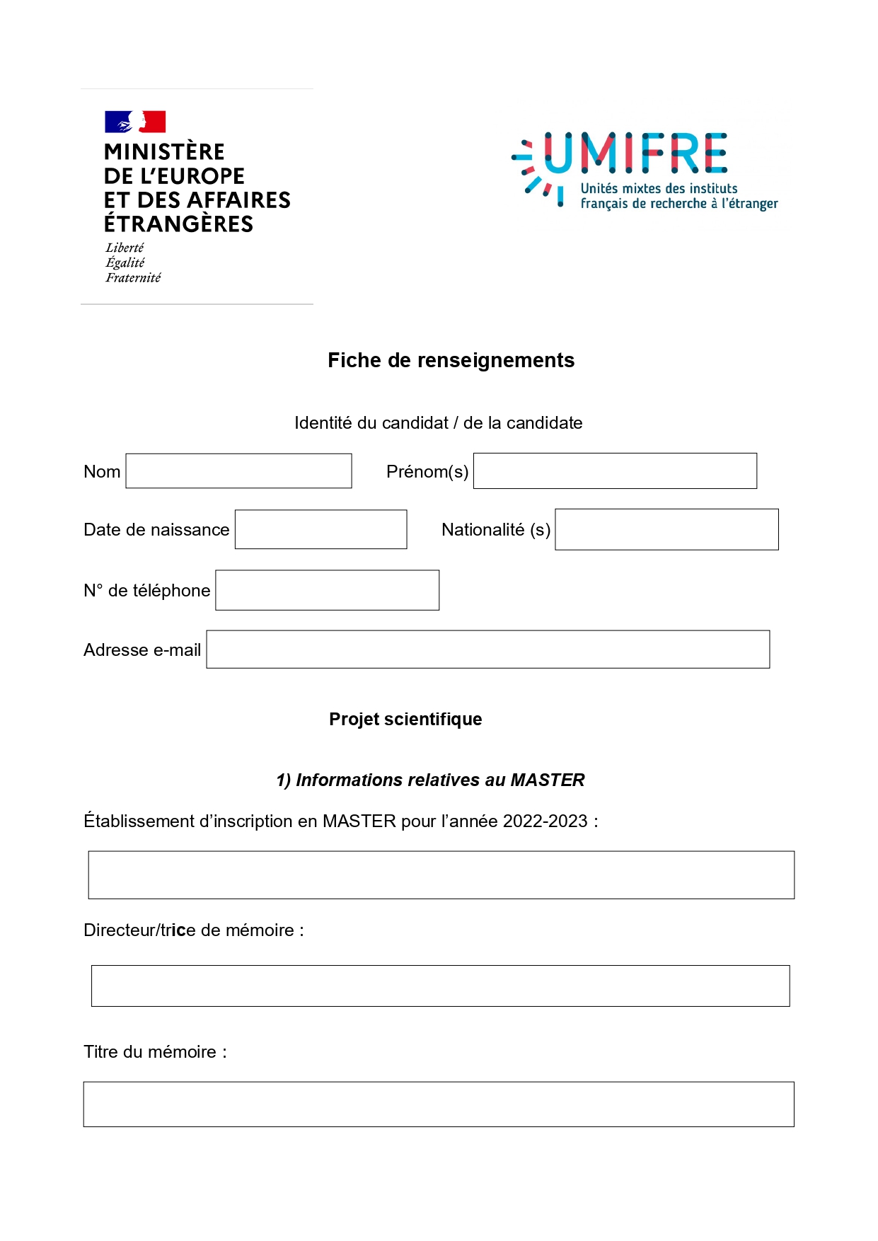 Appel Fiche renseignements MASTER2023 page 0003