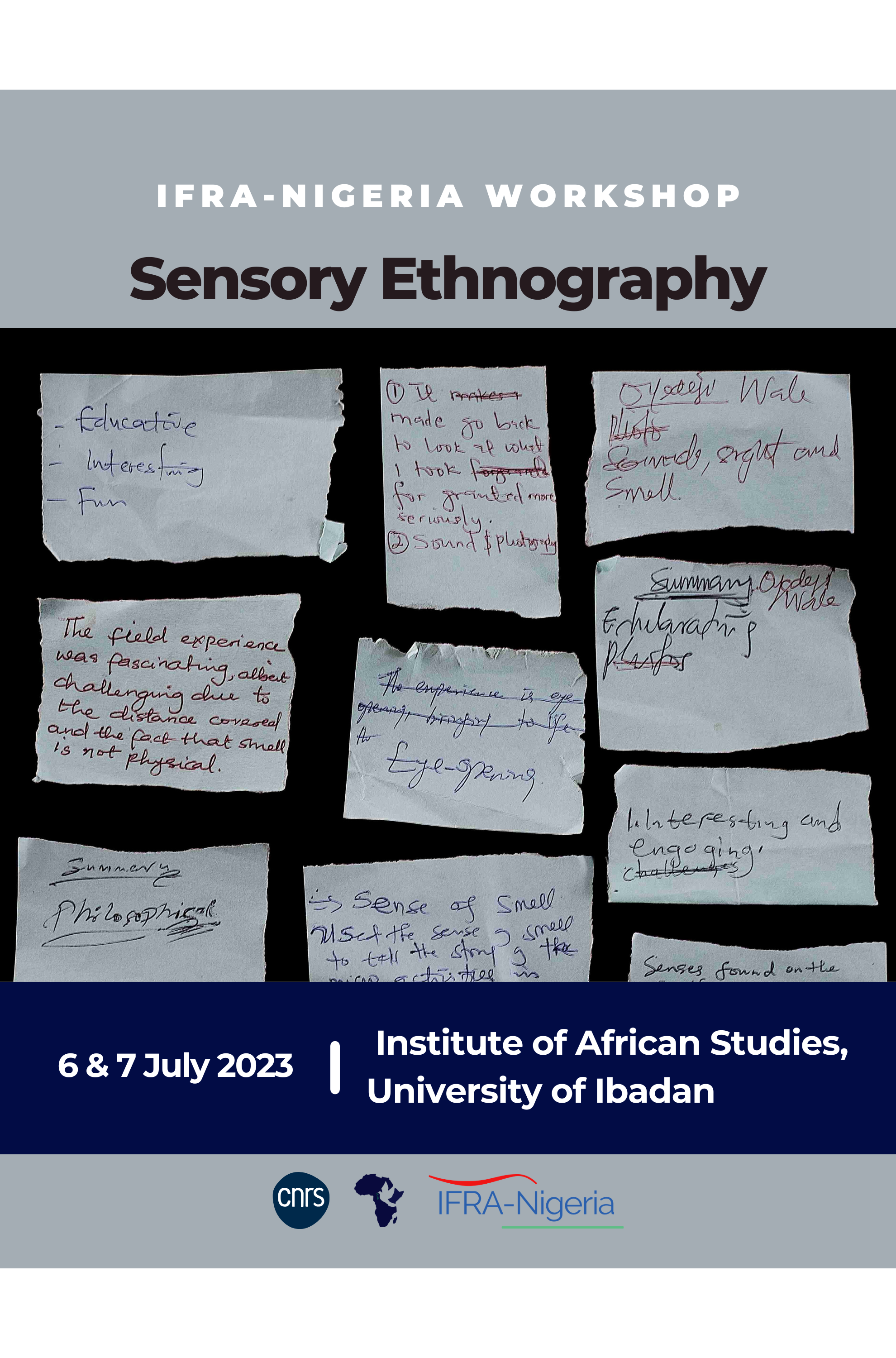 Workshop -  Sensory Ethnography